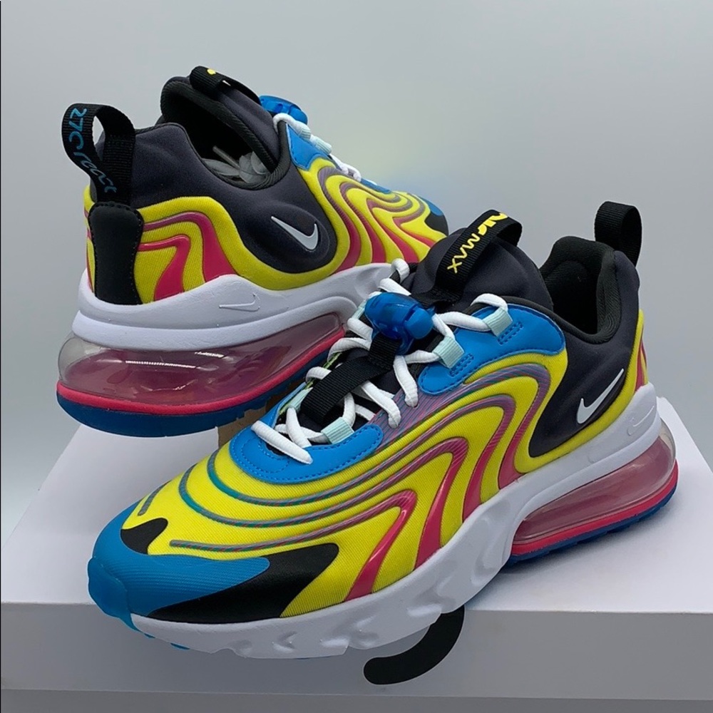 NIKE AIR MAX 270 REACT ENG laser blue/white-anthra - Picture 14 of 16